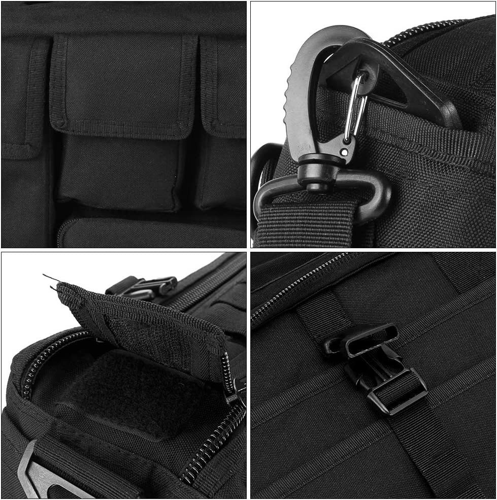 GES Tactical Briefcase, 17.3 Inch Men's Messenger Bag Military Briefcase for Men - Image 6